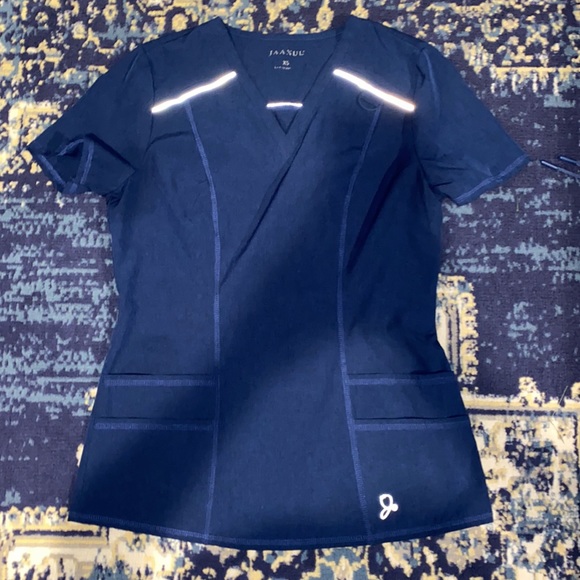 Jaanu Navy Scrub Set - Picture 2 of 6